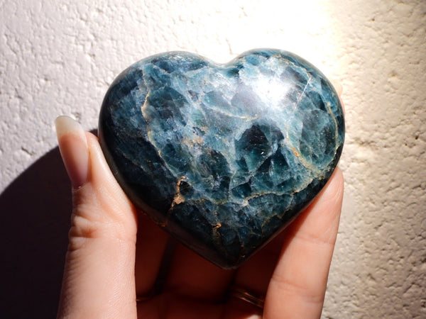 Teal Apatite heart