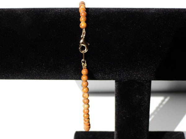 Woodgrain Jasper anklet