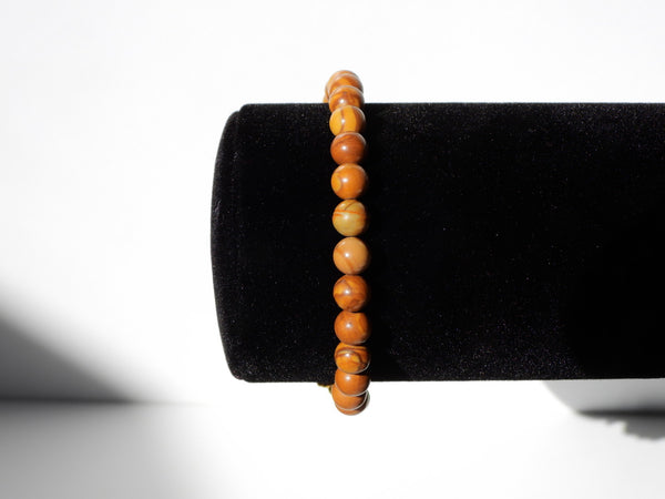 Woodgrain Jasper elastic bracelet