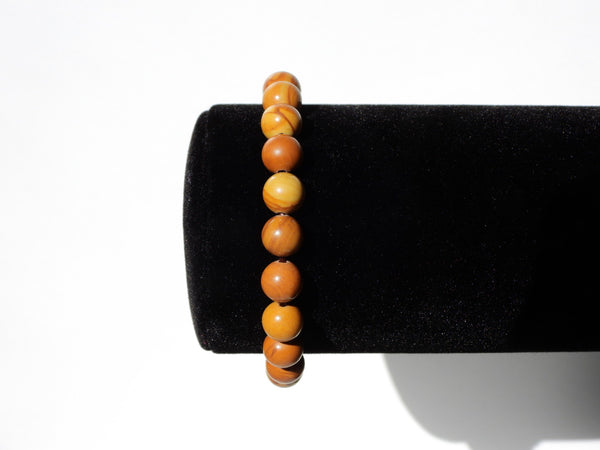 Woodgrain Jasper elastic bracelet