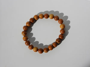 Woodgrain Jasper elastic bracelet