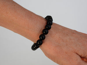 Black Tourmaline elastic bracelet