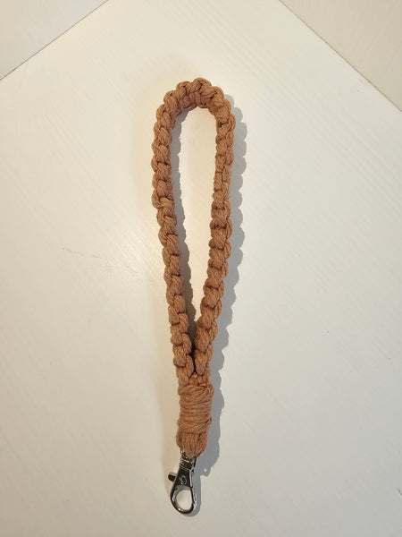 Macrame wristlet