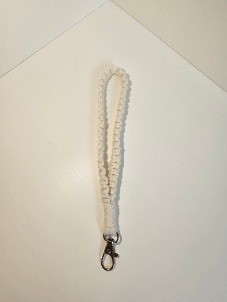 Macrame wristlet