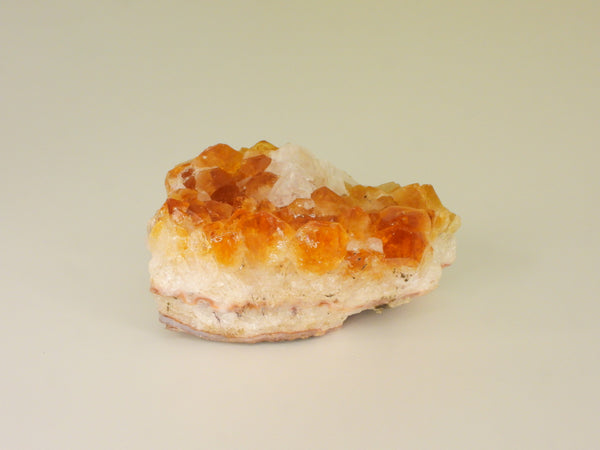 Beautiful Citrine cluster with inclusions. Back view