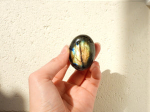 Small Labradorite palm stone #1