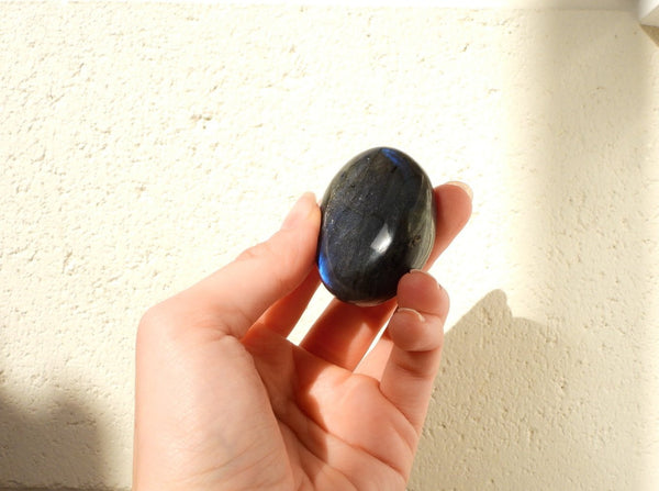 Small Labradorite palm stone #1