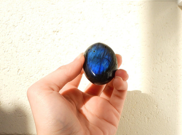 Small Labradorite palm stone #1