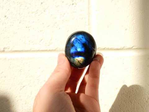 Small Labradorite palm stone #4