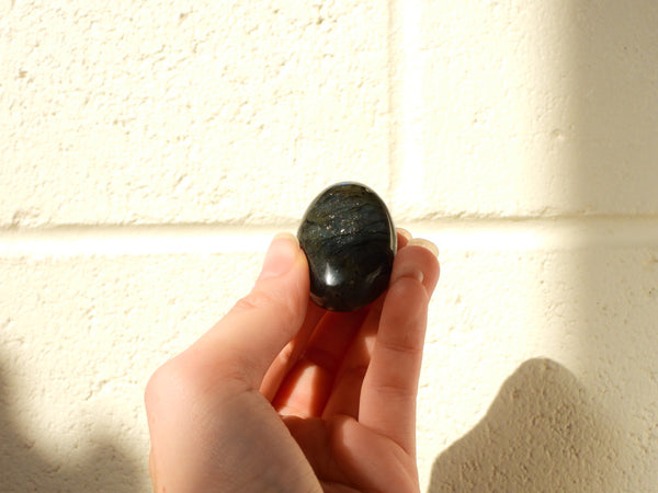 Small Labradorite palm stone #6