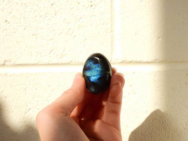 Small Labradorite palm stone #6