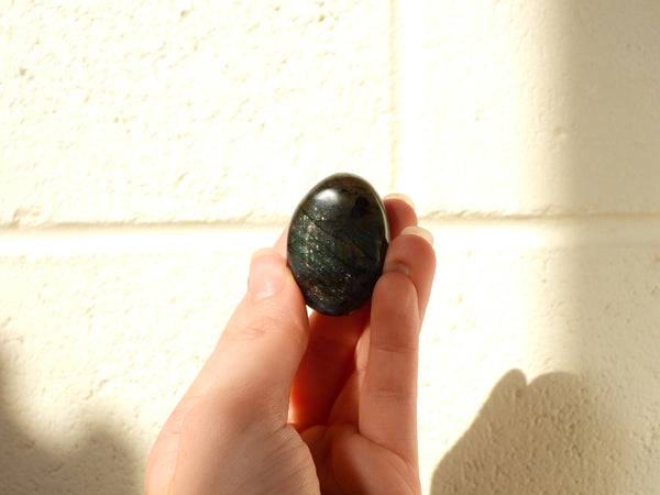 Small Labradorite palm stone #6
