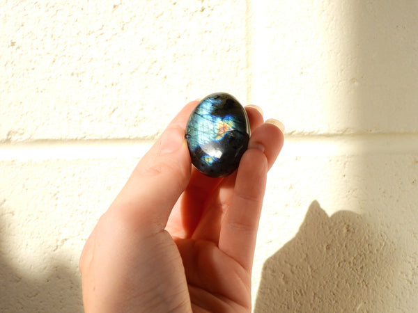Small Labradorite palm stone #6