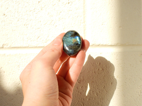 Small Labradorite palm stone #6