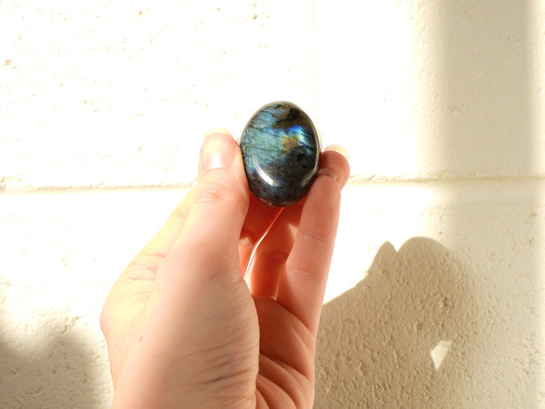 Small Labradorite palm stone #6