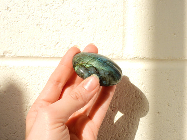Small Labradorite palm stone #8