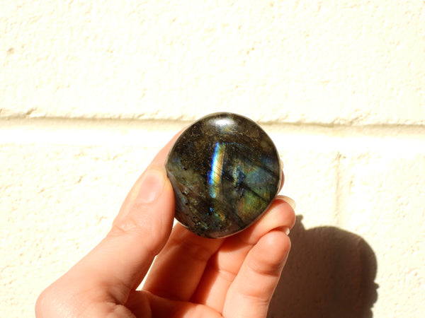 Small Labradorite palm stone #15