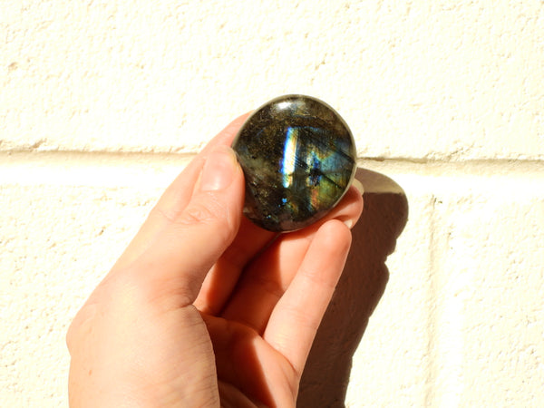 Small Labradorite palm stone #15