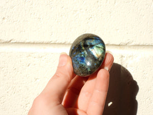 Small Labradorite palm stone #15
