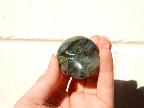 Small Labradorite palm stone #15