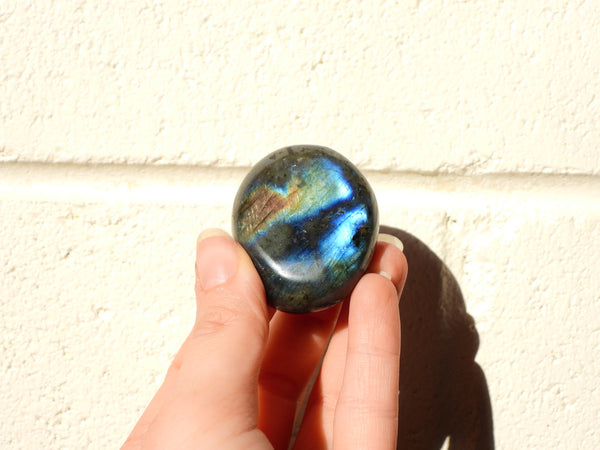 Small Labradorite palm stone #18