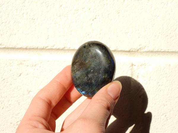 Small Labradorite palm stone #18