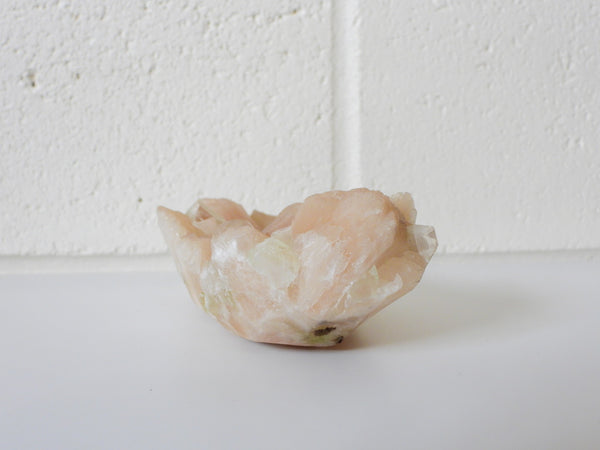 Green Apophyllite with Stilbite cluster