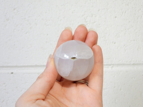 Lavender Fluorite sphere