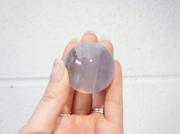 Lavender Fluorite sphere