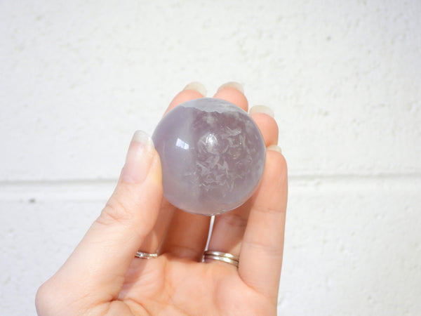 Lavender Fluorite sphere