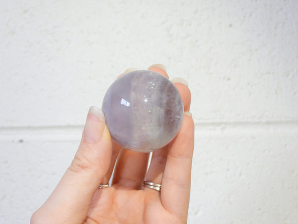 Lavender Fluorite sphere