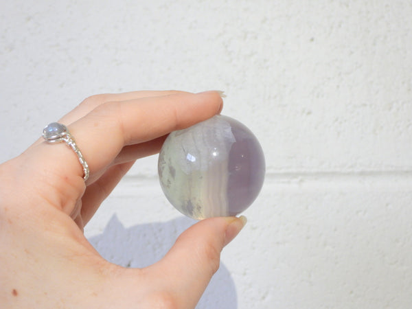 Lavender Fluorite sphere