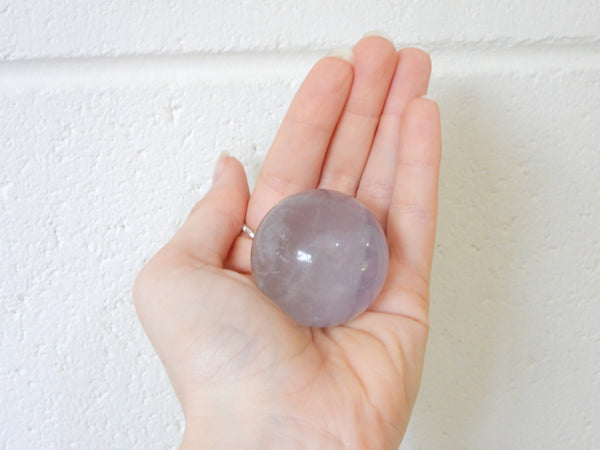Lavender Fluorite sphere