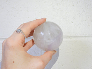 Lavender Fluorite sphere