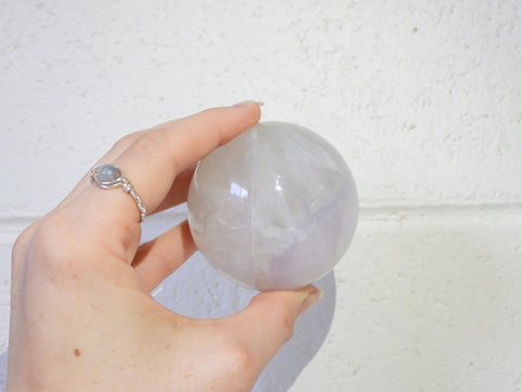 Lavender Fluorite sphere