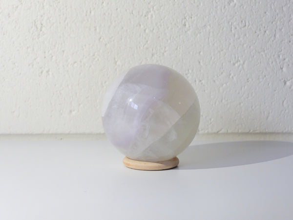 Lavender Fluorite sphere