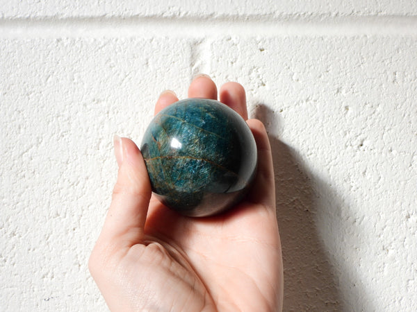 Blue Apatite sphere