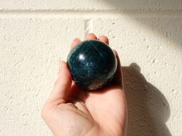 Blue Apatite sphere