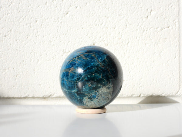 Blue Apatite sphere