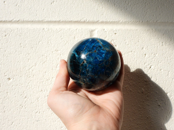Blue Apatite sphere