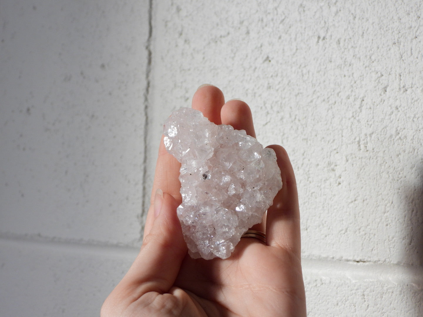 Pink Apophyllite cluster