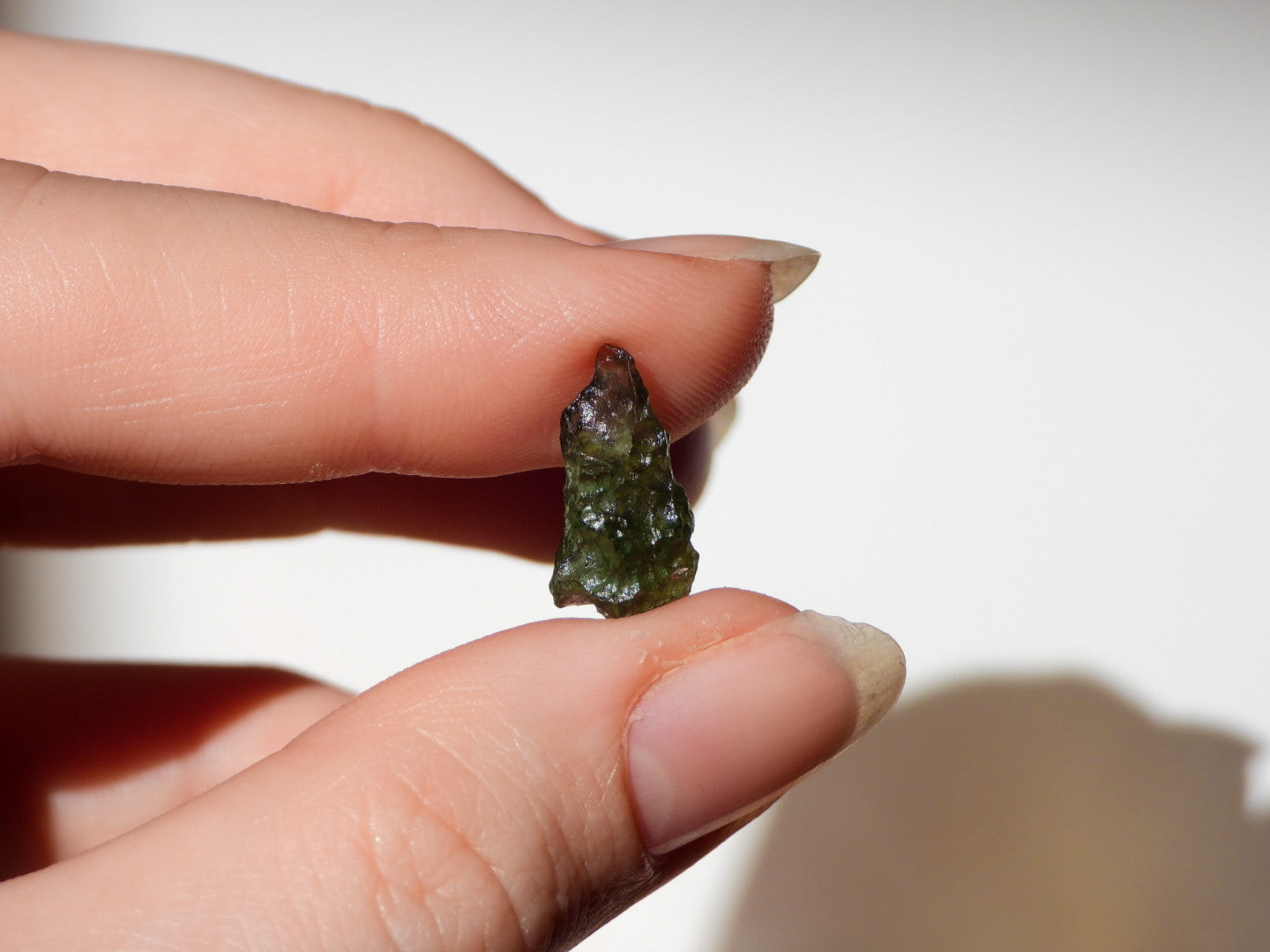 Moldavite piece