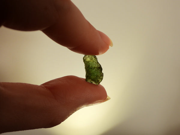 Moldavite piece