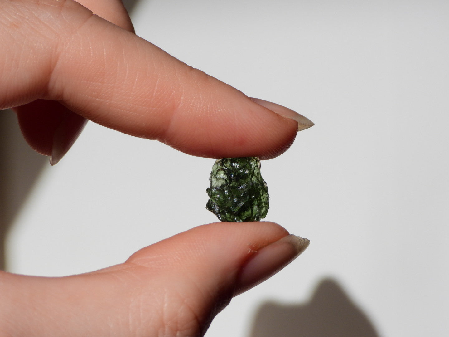 Moldavite piece