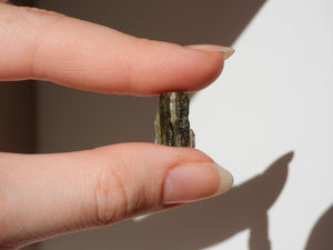 Moldavite piece