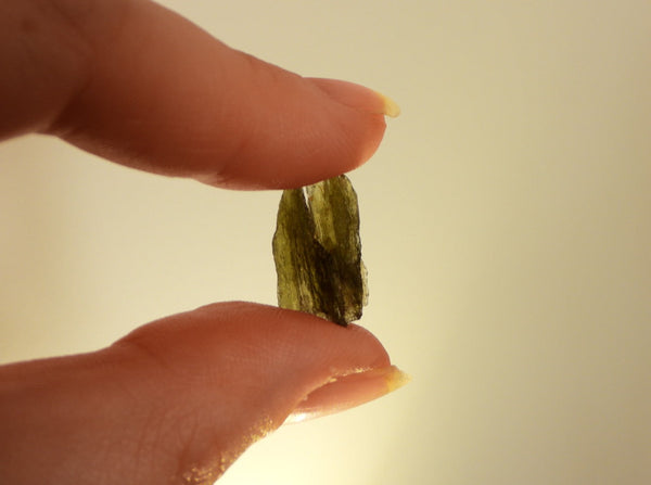 Moldavite piece