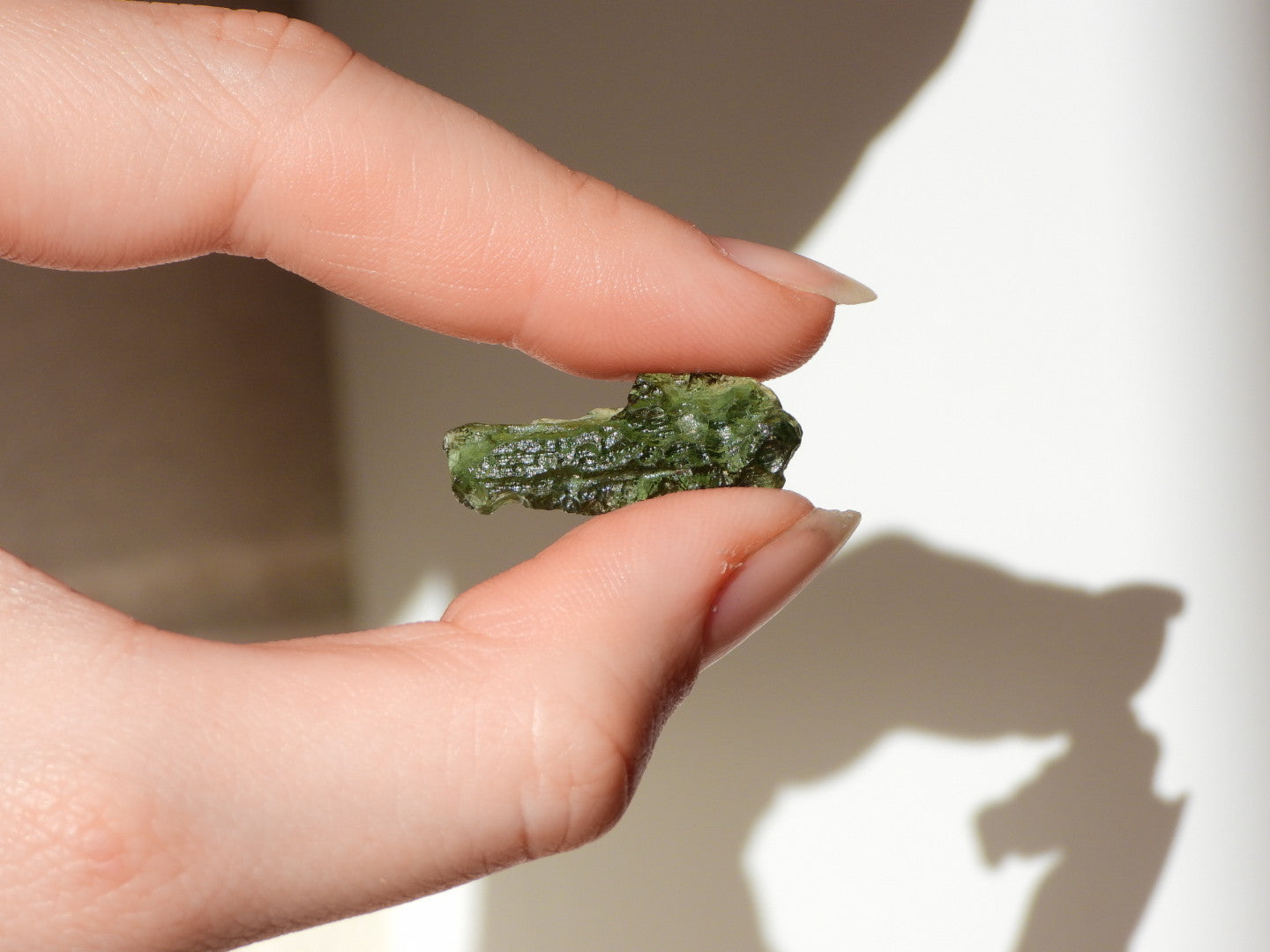 Moldavite piece