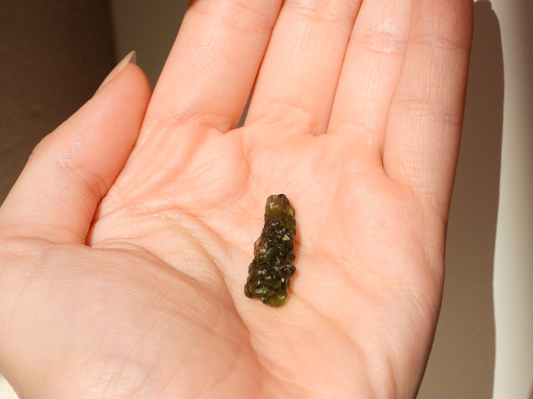 Moldavite piece