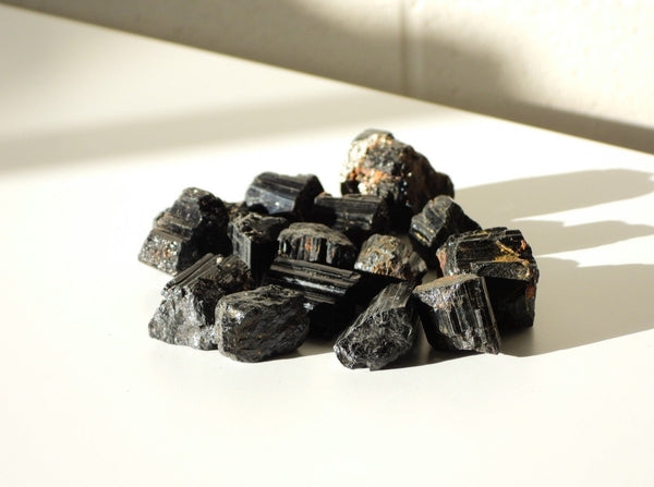 Raw Black Tourmaline chunks
