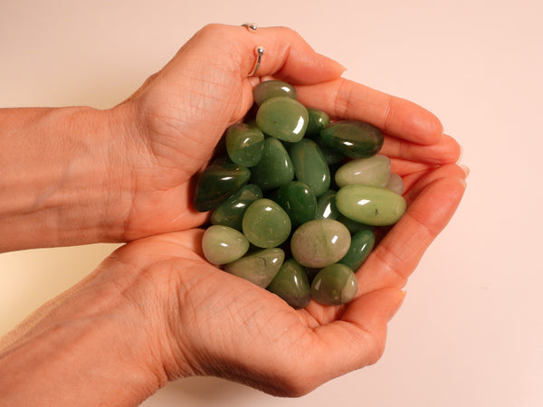 Green Aventurine tumbles